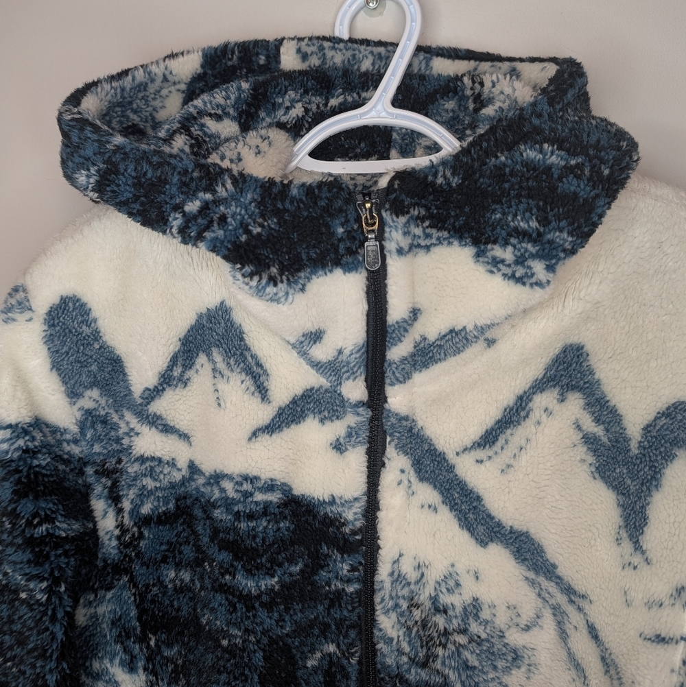 Vintage Country Comfort Wolf Mountain Sherpa Zip Hoodie XL - Picture 8 of 12